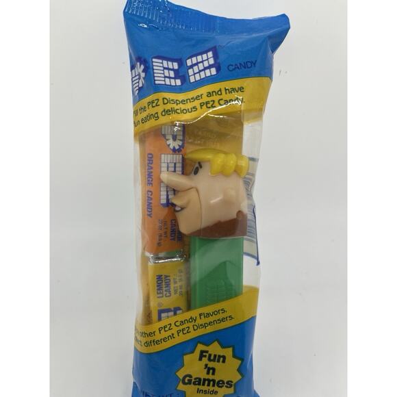 Fred Flintstone - Pez Candy Dispenser - 1992 On Original Card Collectible Candy - Picture 8 of 10